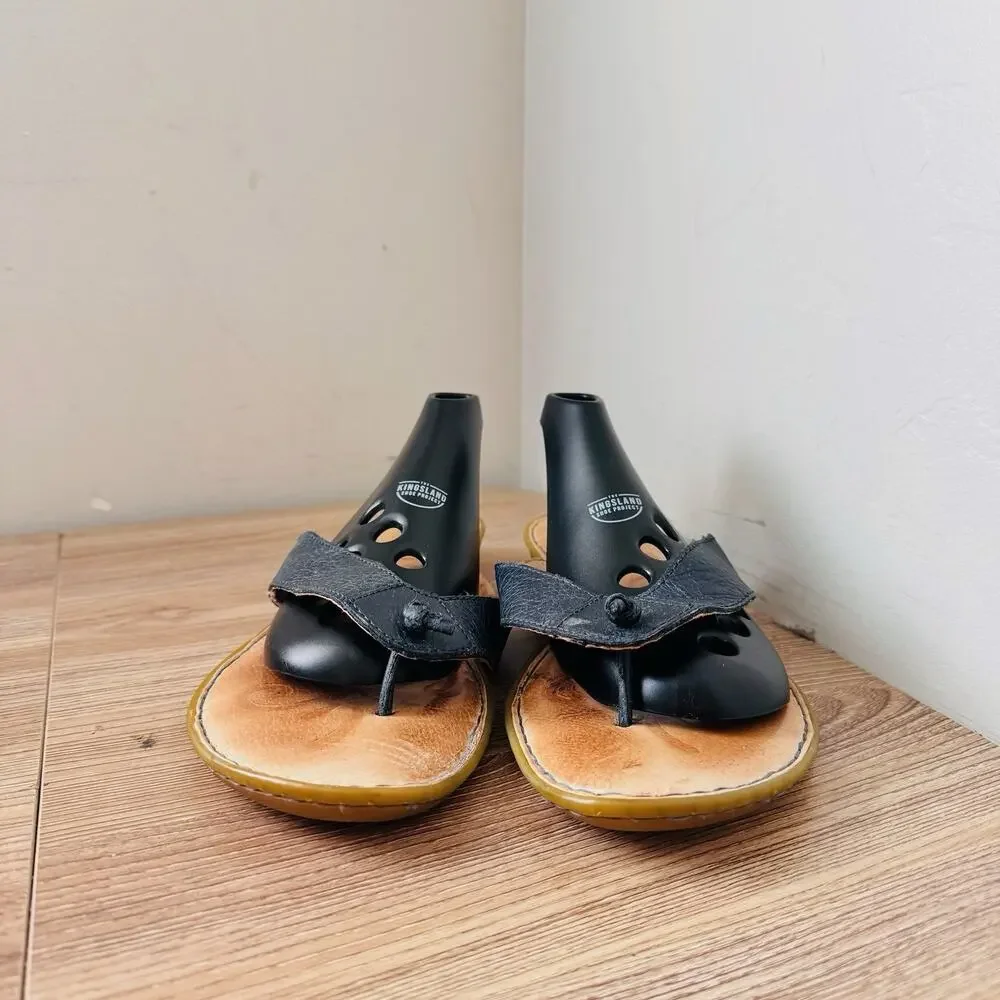 Born Veda sandals Black Leather Women’s Size 10